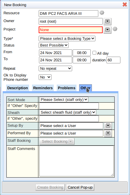 booking popup after 5 4