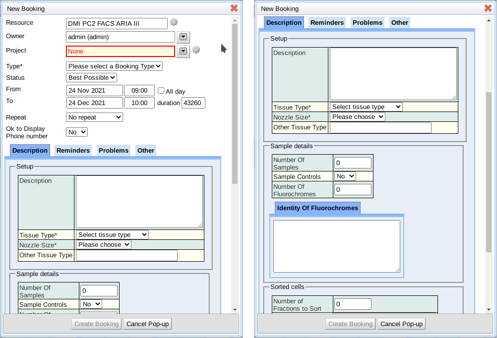 booking popup after 6 1 2